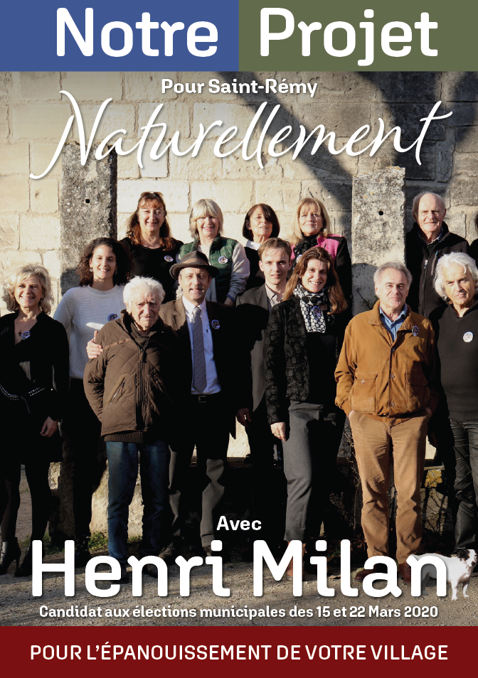 Notre Projet pour Saint-Rémy