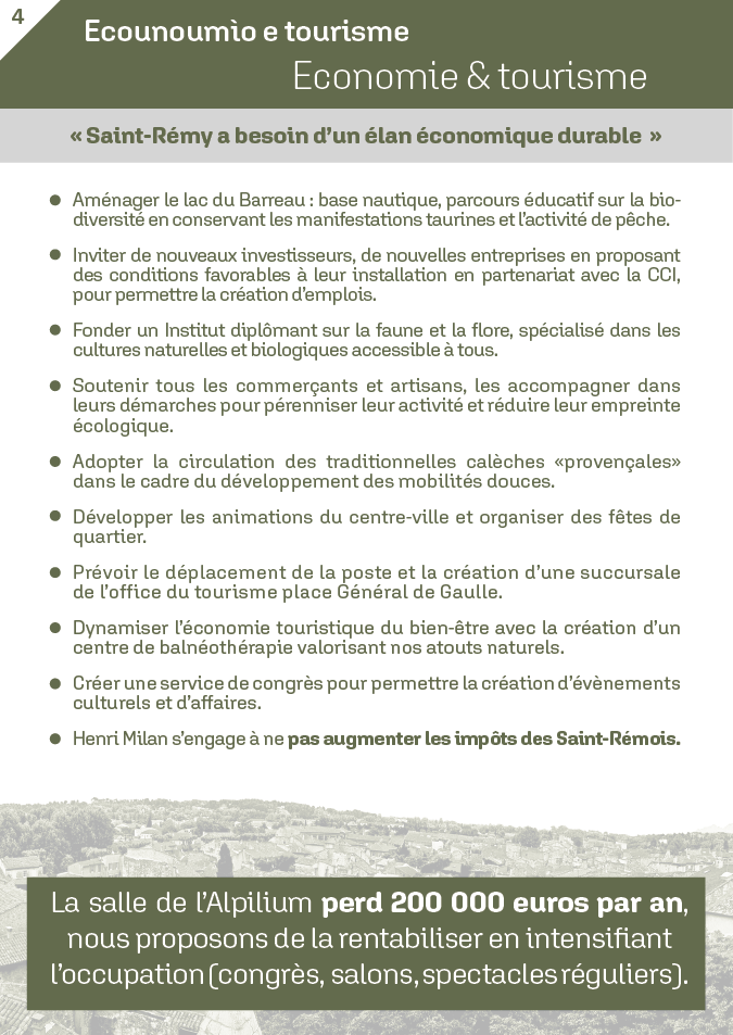 Economie & tourisme