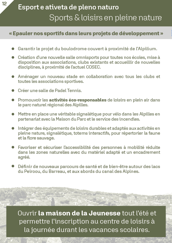 Sports & loisirs en pleine nature